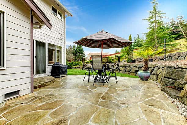 cheapest patio flooring