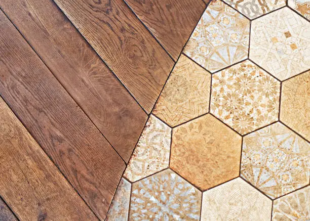 How to Combine Tile And Wood Flooring