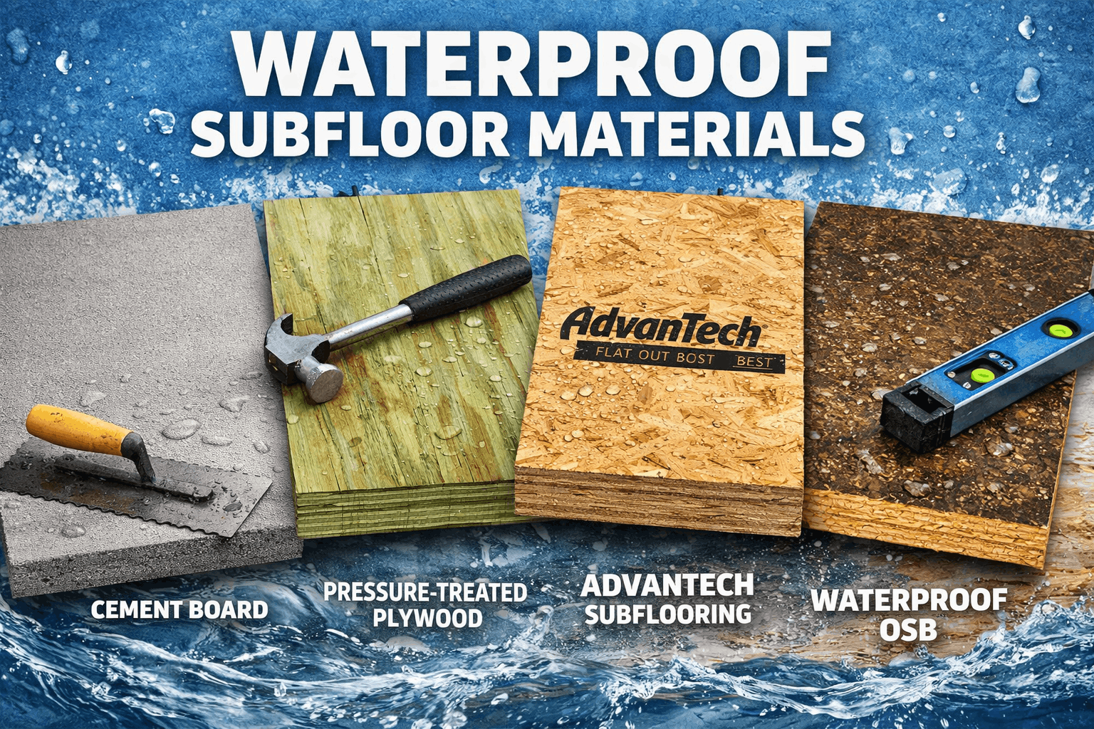 Waterproof Subfloor Materials