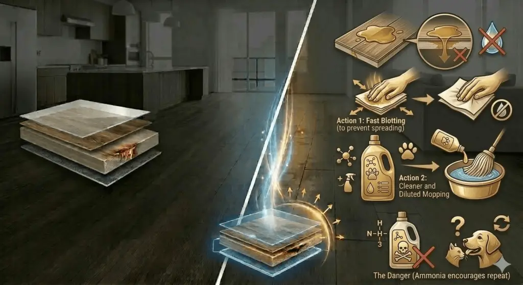 Luxury Vinyl Plank Flooring Cleaning